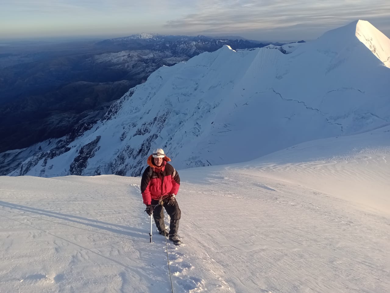 Cordillera nevada en los Andes